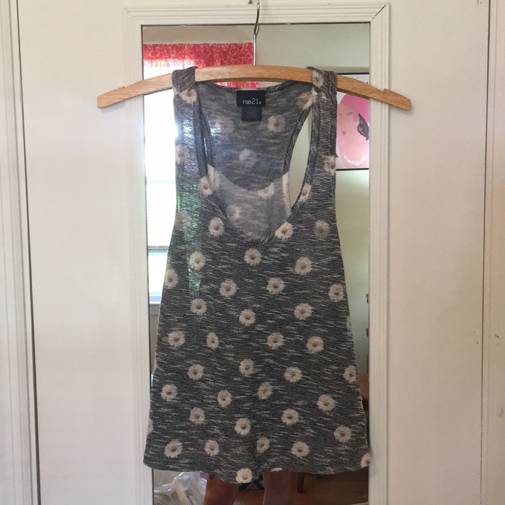 Daisy racerback long crop top